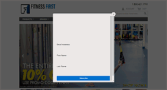 Desktop Screenshot of fitness1st.com