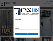Tablet Screenshot of fitness1st.com